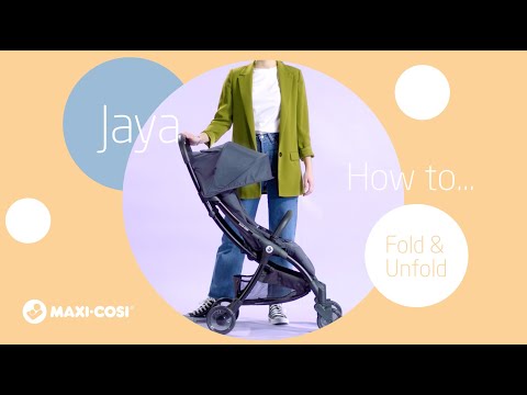 Jaya Stroller: Hold to fold and unfold Jaya 