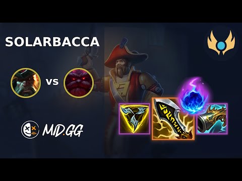MID.GG: [ solarbacca ] Gangplank TOP vs Ornn | NA CHALLENGER | LOL Season 2025