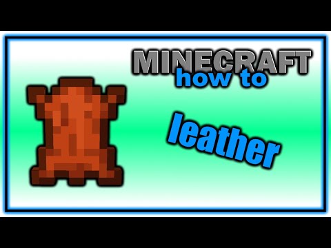 How to Get, Craft, and Use Leather in Minecraft! | Easy Minecraft Tutorial