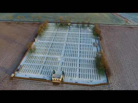 Caterpillar Valley Cemetery, Somme Battlefield, WW1, Frosty Sunrise