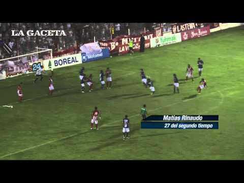 Gol de Matías Rinaudo - San Martín 1 -  Tiro Federal 1