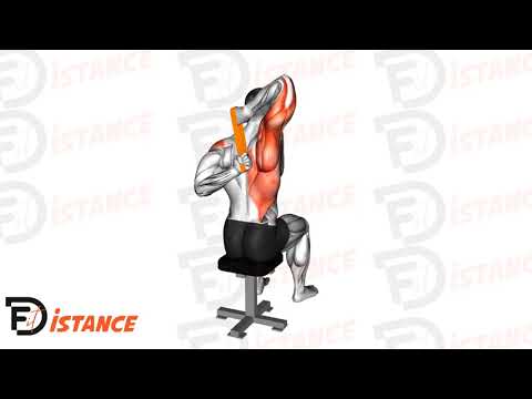 Exercice Étirement des épaules avec élastique derrière le dos