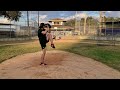 Blake with his pitching coach