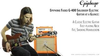 Video thumbnail for Epiphone Faded G-400 Electric Guitar (Worn Cherry) by grapevineguitarworks