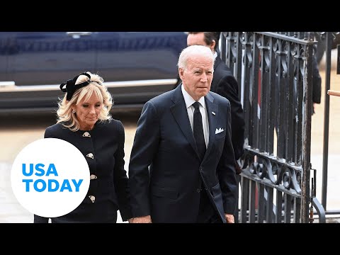 President Biden attends Queen Elizabeth II's Westminster Abbey funeral USA TODAY