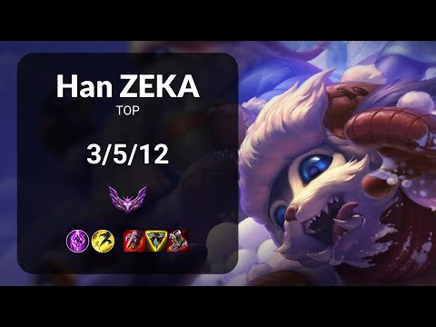 Han Zeka Gnar vs Jayce TOP - KR  Patch 14.15