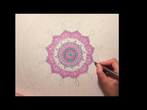 Vibrance and Vitality Mandala Time Lapse