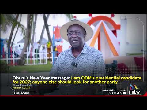 Oburu's New Year message: I am ODM’s presidential candidate for 2027