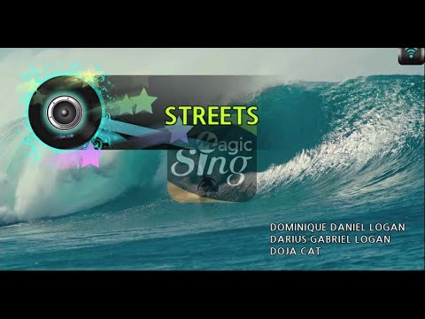 [MAGICSING Karaoke] DOJA CAT - STREETS karaoke | pop