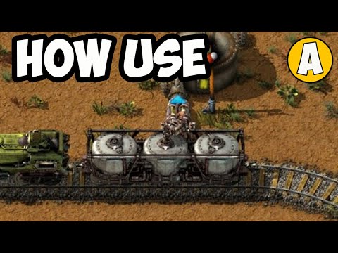 Factorio how to use FLUID WAGON (2025) | Factorio Fluid Wagon