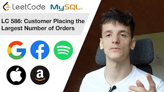 YouTube video 'LeetCode 586: Customer Placing the Largest Number of Orders [SQL]'
