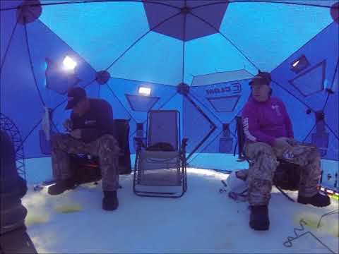 Ice Fishing at STRAWBERRY  Mac vs Cutts
