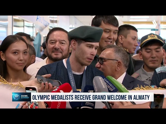 Олимпиада совриндорлари Алматида кутиб олинди