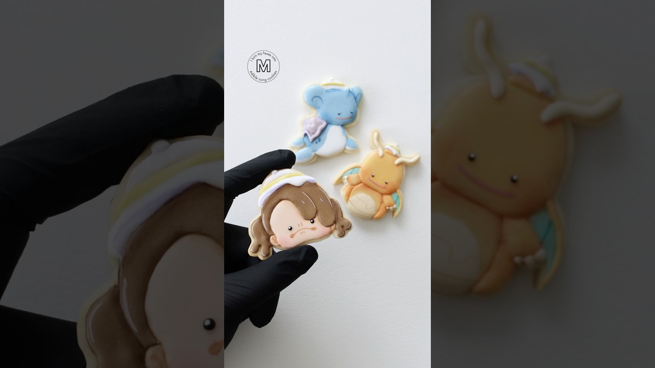 【ぽこ あ ポケモン】へんしん！メタモンを食べられるアイシングクッキーにしてみた！ #ポケモン