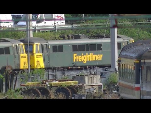 Freightliner 86639+86609. 4M74 Intermodal. Carnforth. 16/07/15