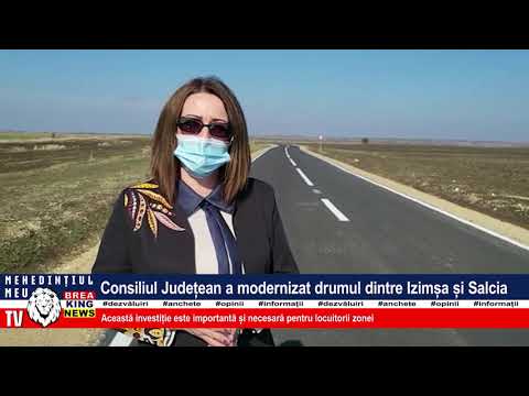 CONSILIUL JUDEȚEAN A MODERNIZAT DRUMUL DINTRE IZIMȘA ȘI SALCIA