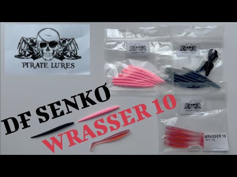 Great Soft Plastic Fishing Lures - Pirate Lures DF Senko & Wrasser 10