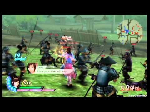 Samurai Warriors 3 - Oichi Story 5 - Confrontation at Lake Yogo - Part 2 [JPN voice][Wii]
