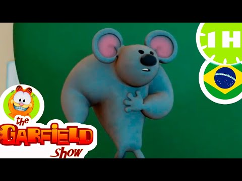 🖱️ Garfield e o rato musculoso! 🐁 Garfield em português