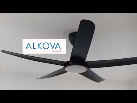 Alkova Pazion G2 5B LED 56 inch in matt black colour