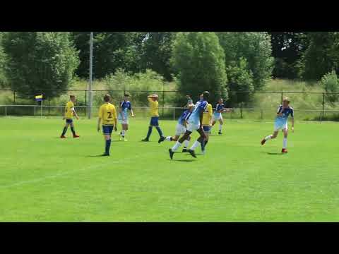 Doelpunt vv GOES JO14-1 vs FC Kerkrade West JO14-2