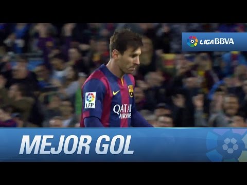 Leo Messi marca el mejor gol de la jornada en el FC Barcelona - UD Almería