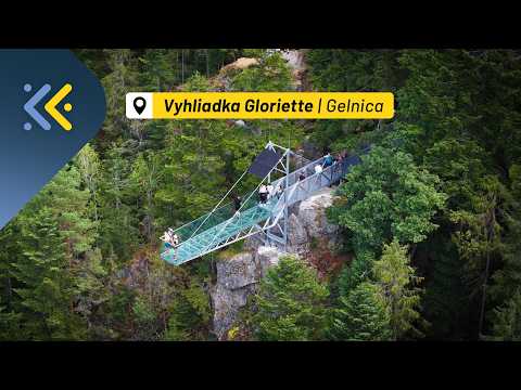 Náhľad videa Navštívili sme novootvorenú vyhliadku Gloriette nad Gelnicou. Pozrite si ju zblízka