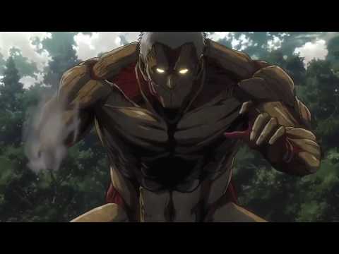 Attack on titan season 2 English Dub   Eren vs Armored titan Part 3 3