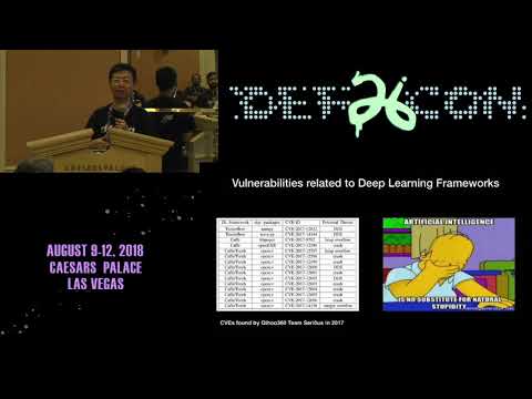 DEF CON 26 AI VILLAGE - Kang Li - Beyond Adversarial Learning Security Risks in AI Implementations