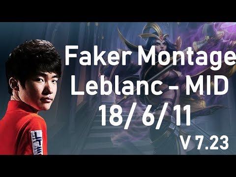 SKT T1 Faker   LeBlanc vs Zoe   KR LOL Challenger 1051LP  페이커 르블랑