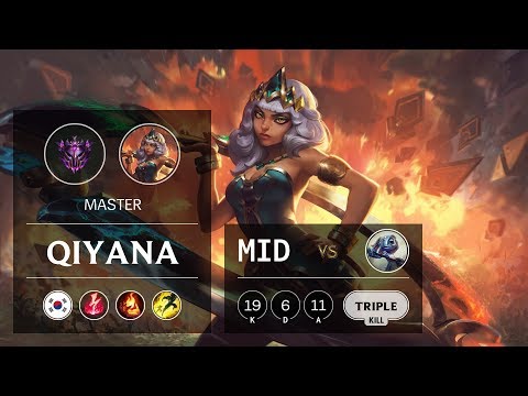 Qiyana Mid vs Fizz - KR Master Patch 9.16