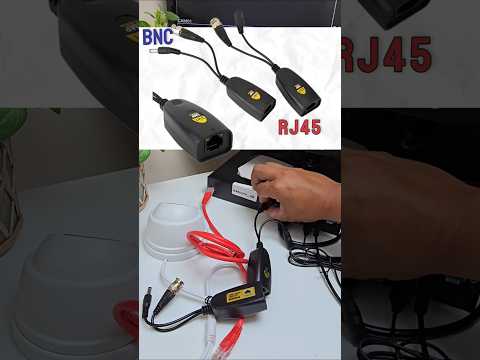 BNC to RJ45 UTP HD Video, Power & Data. BNC TO RJ45 Transmitter/Receiver Kit #Video #Power #Data