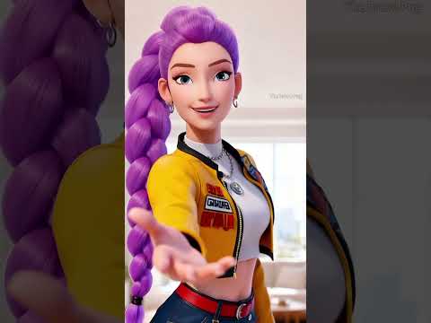 😱 RUMI Drinks Demon Water, Turns HUGE, and Tries to KISS Boyfriend JINU!#kpop #shorts #story