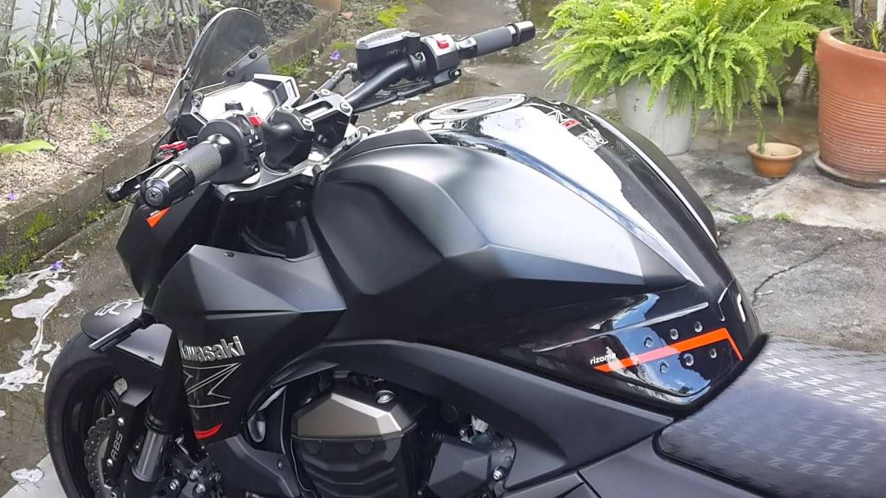 Kawasaki z800 tune by Rizoma