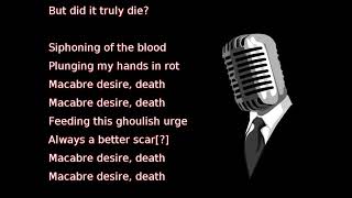Cannibal Corpse - Hideous Ichor (lyrics)