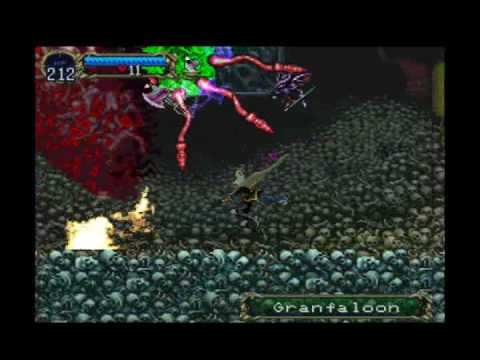 Castlevania Symphony of the Night Boss Rush: C-RAD vs Granfaloon