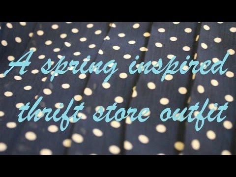 A Spring Inspired Thrift Store Outfit