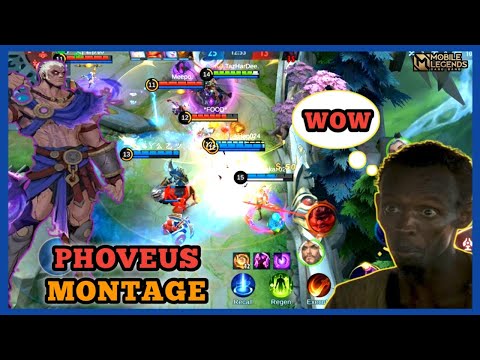 PHOVEUS MONTAGE | TAZHARDEE PLAYS | MOBILE LEGENDS