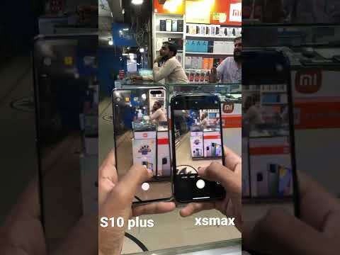 SAMSUNG GALAXY S10 Plus CAMERA VS IPHONE XS MAX CHECK IT OUT shocking results #shorts