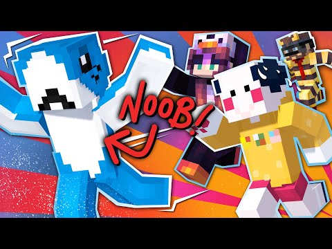 Yogscast Noob vs Island Pros! Jingle Jam Minecraft Madness