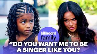 Kehlani Gets Interviewed By Her Daughter Adeya | Billboard Family