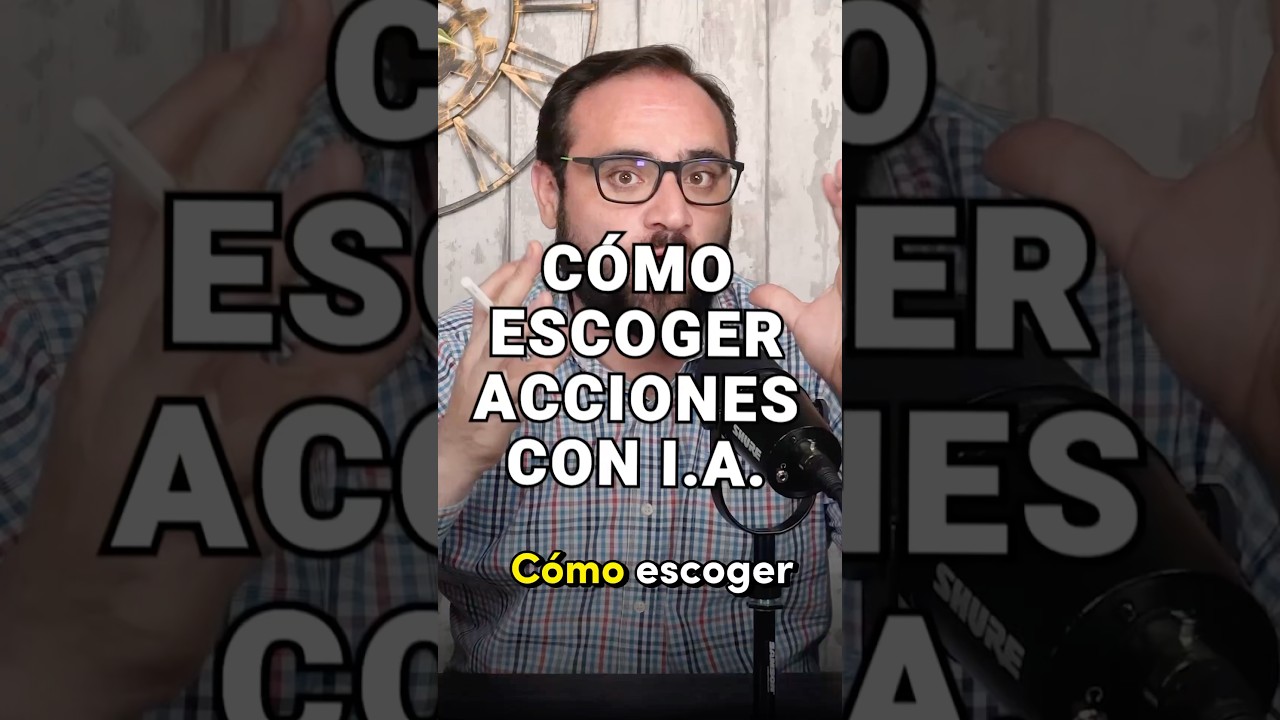 ¿La IA puede ELEGIR ACCIONES por ti? #acciones #invertir #compraracciones #invertirconIA