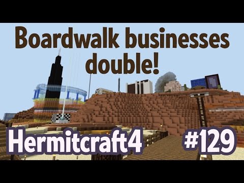 Boardwalk businesses double! — Hermitcraft 4 ep 129