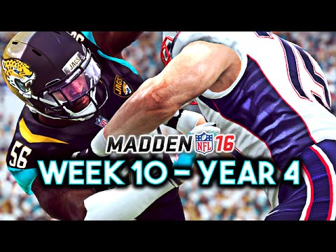 Madden 16 Jaguars Connected Franchise Year 4 - Week 10 vs Patriots | Ep.75
