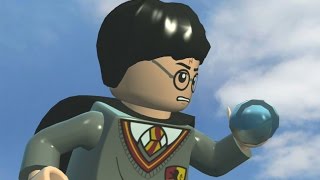 LEGO Harry Potter Years 1-4 Walkthrough Part 2 - Year 1 - 'A Jinxed Broom & The Restricted Section'