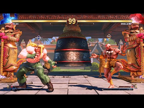 Alex vs Dhalsim (Hardest) - Street Fighter 5. | Epic Battle