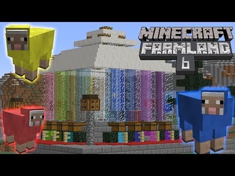 Farm di pecore colorate SEMI-AUTOMATICA!!! / Minecraft - Farmland Ep. 6 [Tutorial ITA]