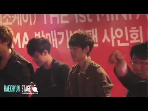 [1080P]120430 EXO-K Iljeongpo Fansign - Baekhyun fancam