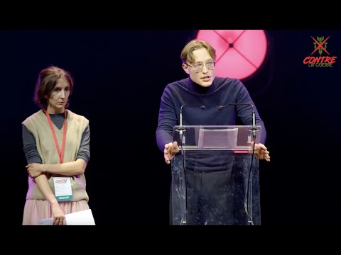 Andreï Konovalov (Ukraine) and Liza Smirnova (Russia), ContreLaGuerre, Paris 05.10.25