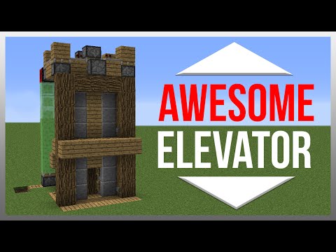Minecraft 1.12: Redstone Tutorial - Elevator!